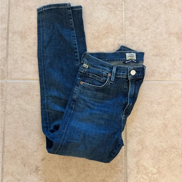 Citizens of Humanity Rocket Crop High Rise jeans Size 25 - Picture 2 of 5